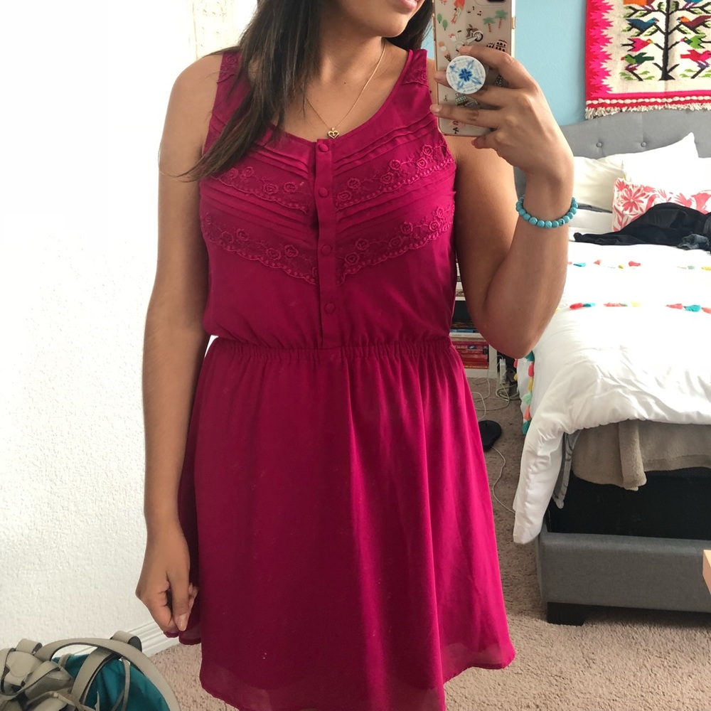 Magenta dress